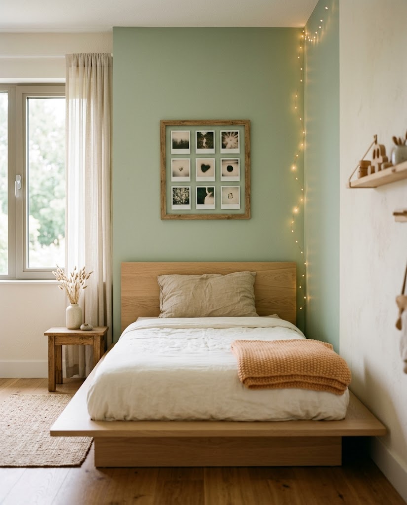 The headboard wall